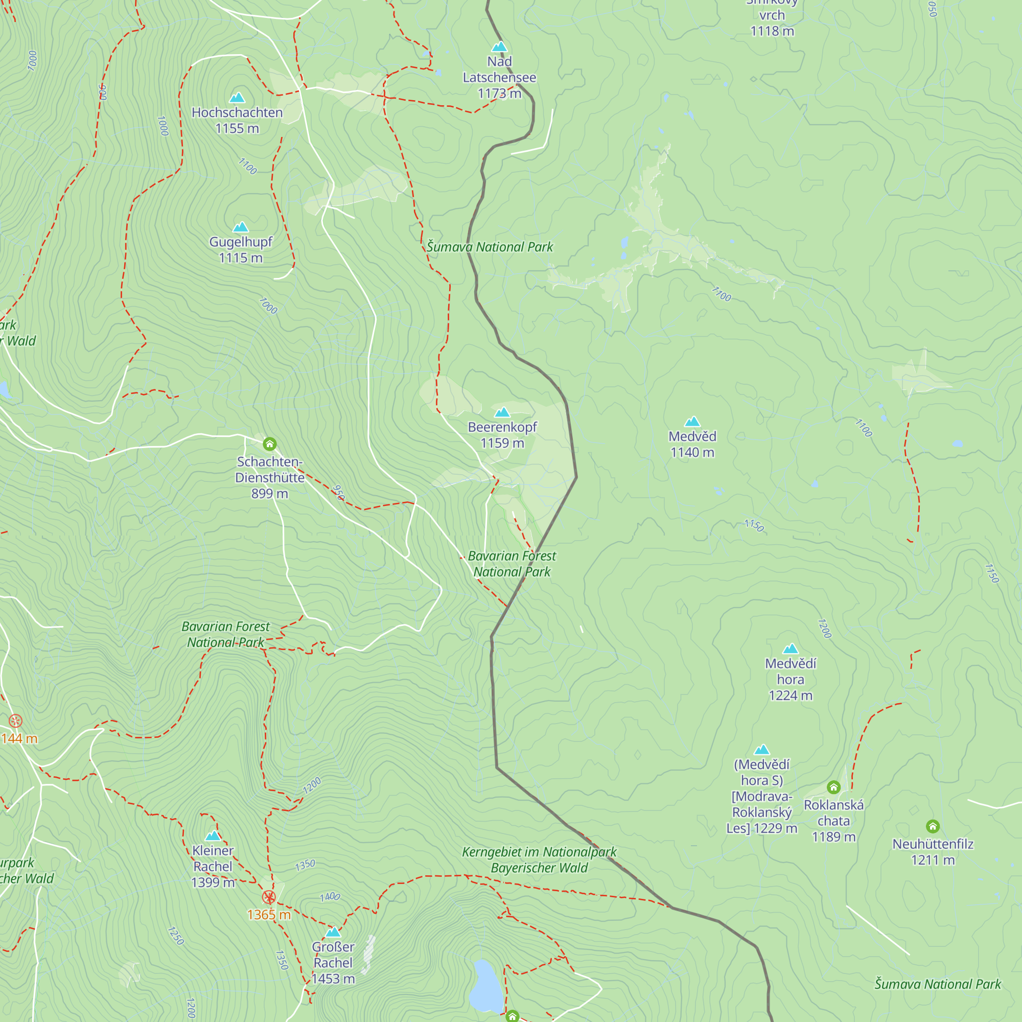 Blockhütte map