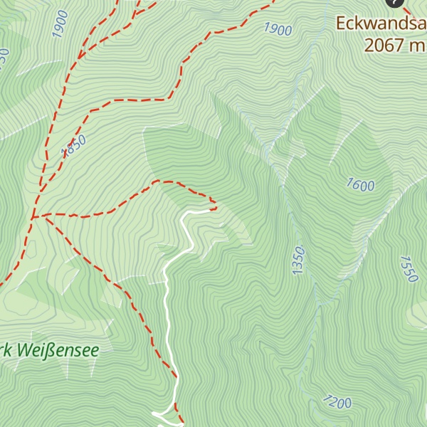 Map of Techendorfer Alm