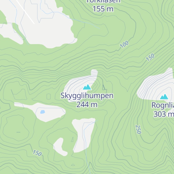 Map of Skygglihumpen