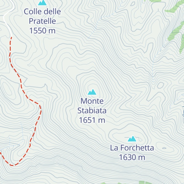Map of Monte Stabiata