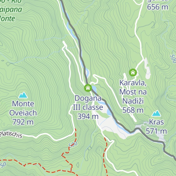 Map of Dogana III classe