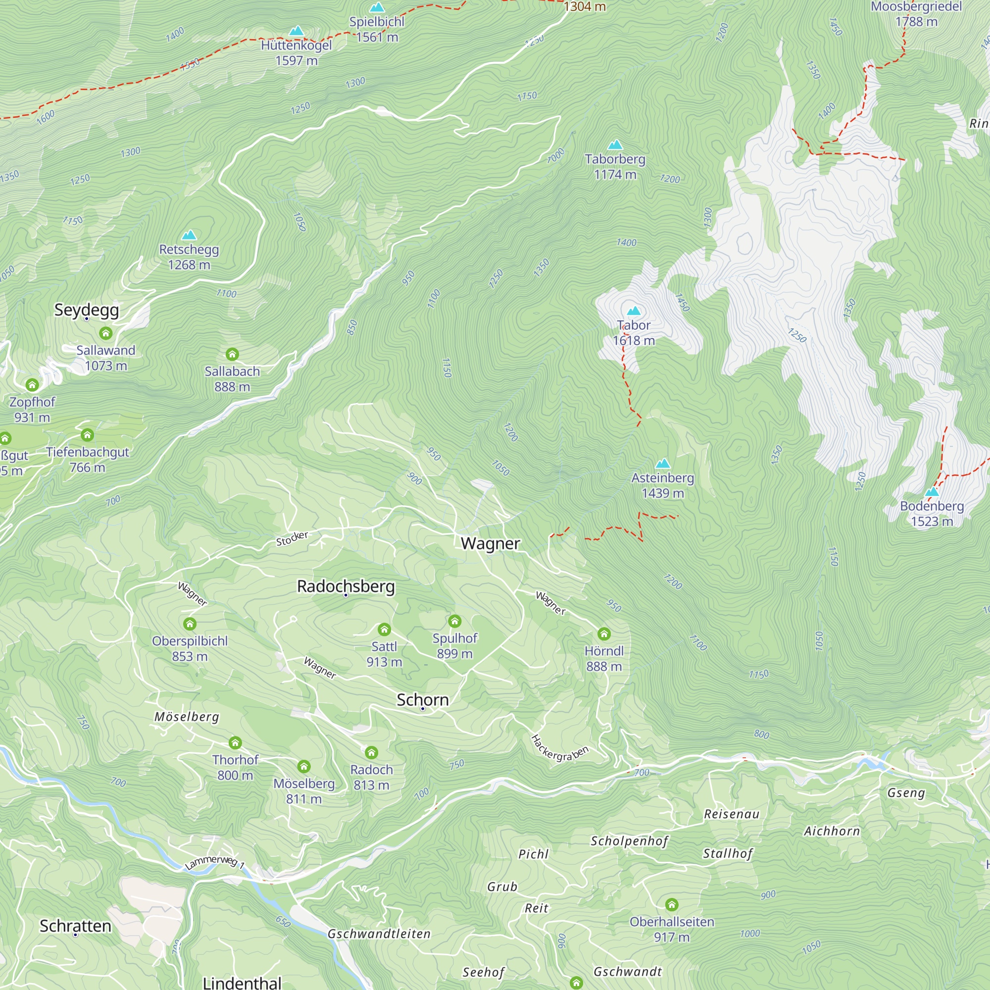 Palfen map
