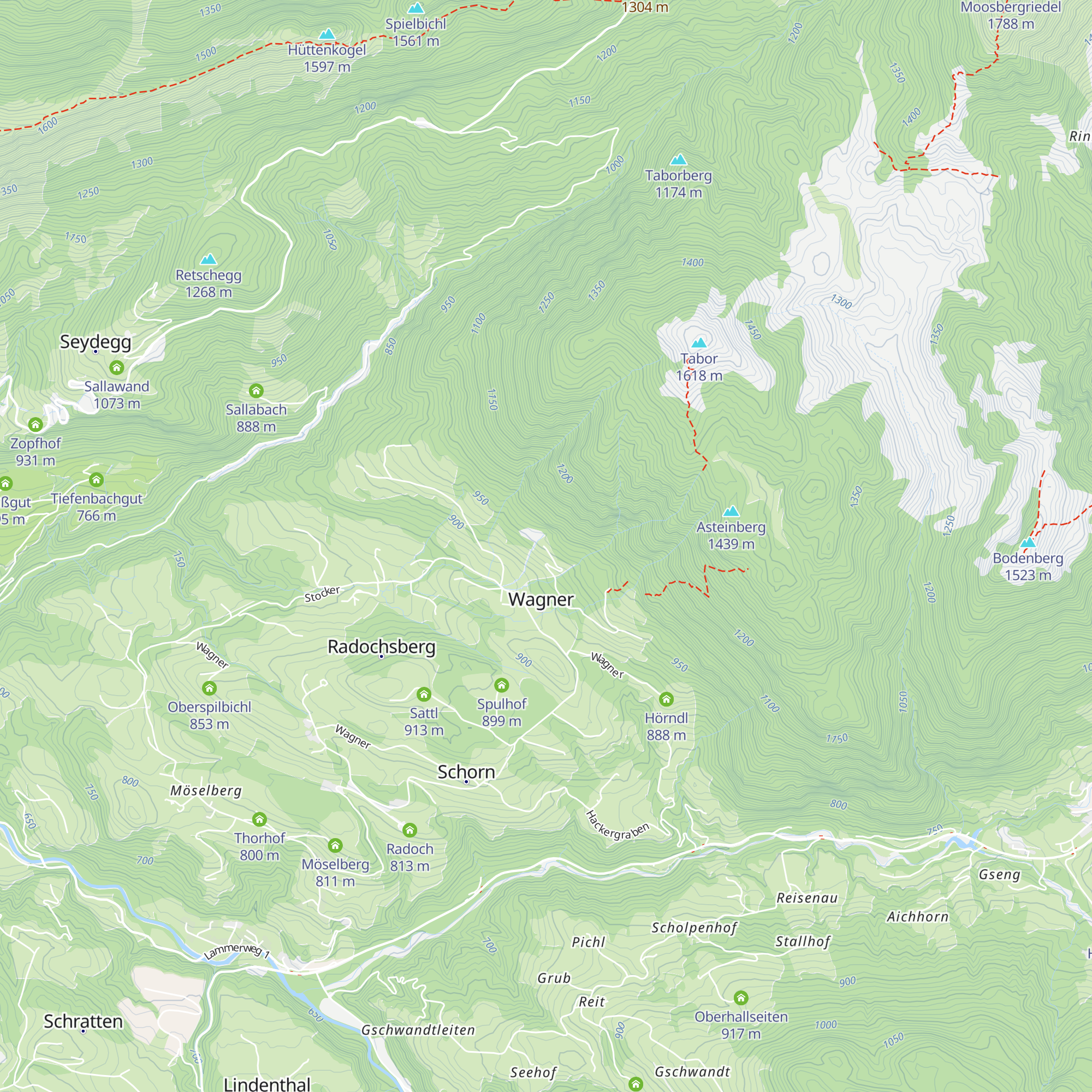 Palfen map