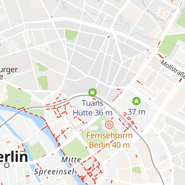 Map of Tuans Hütte