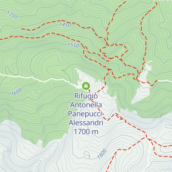 Map of Rifugio Antonella Panepucci-Alessandri