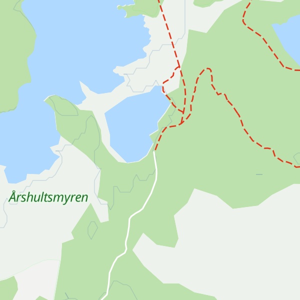 Map of Årshultsmyren Vindskydd