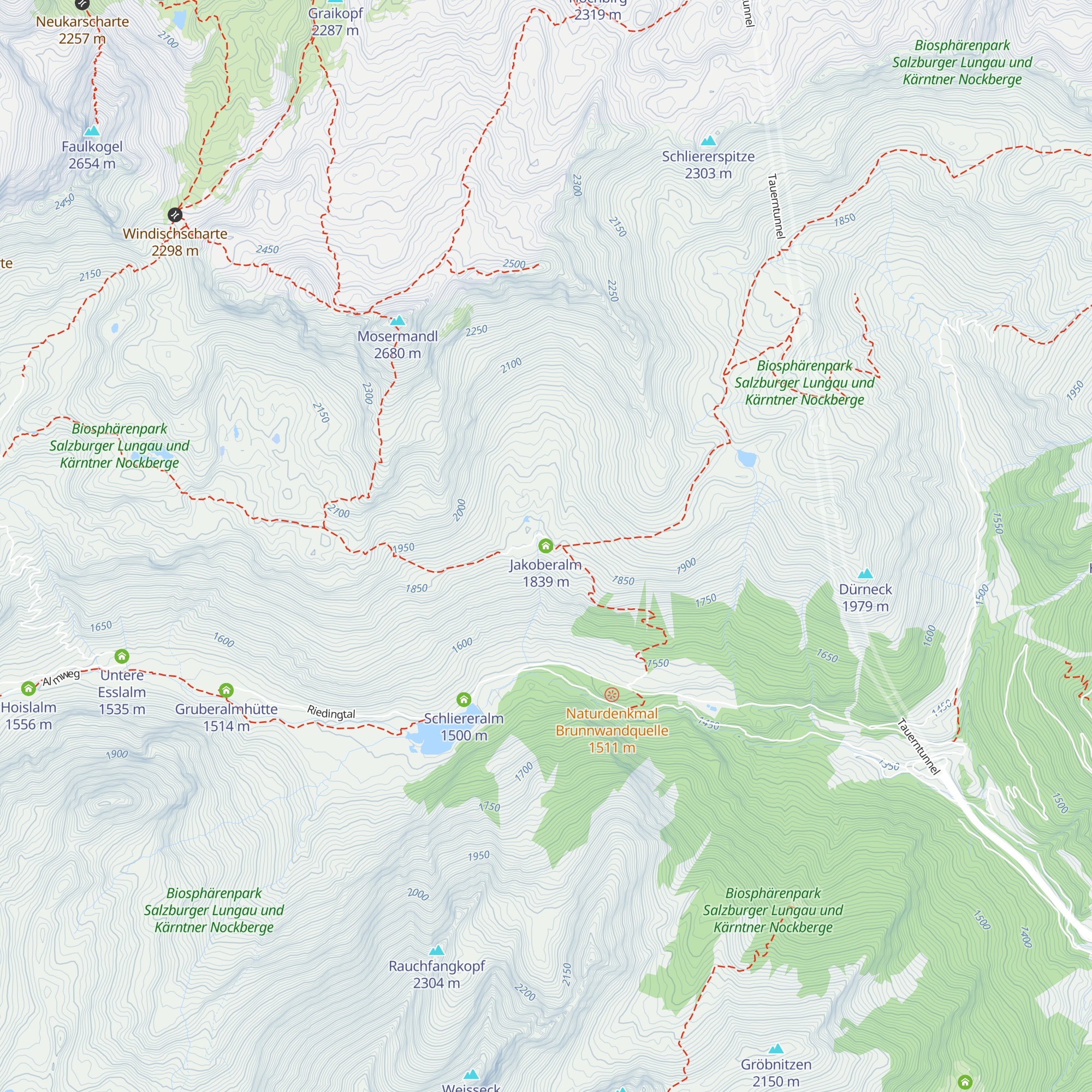 Jakoberalm map