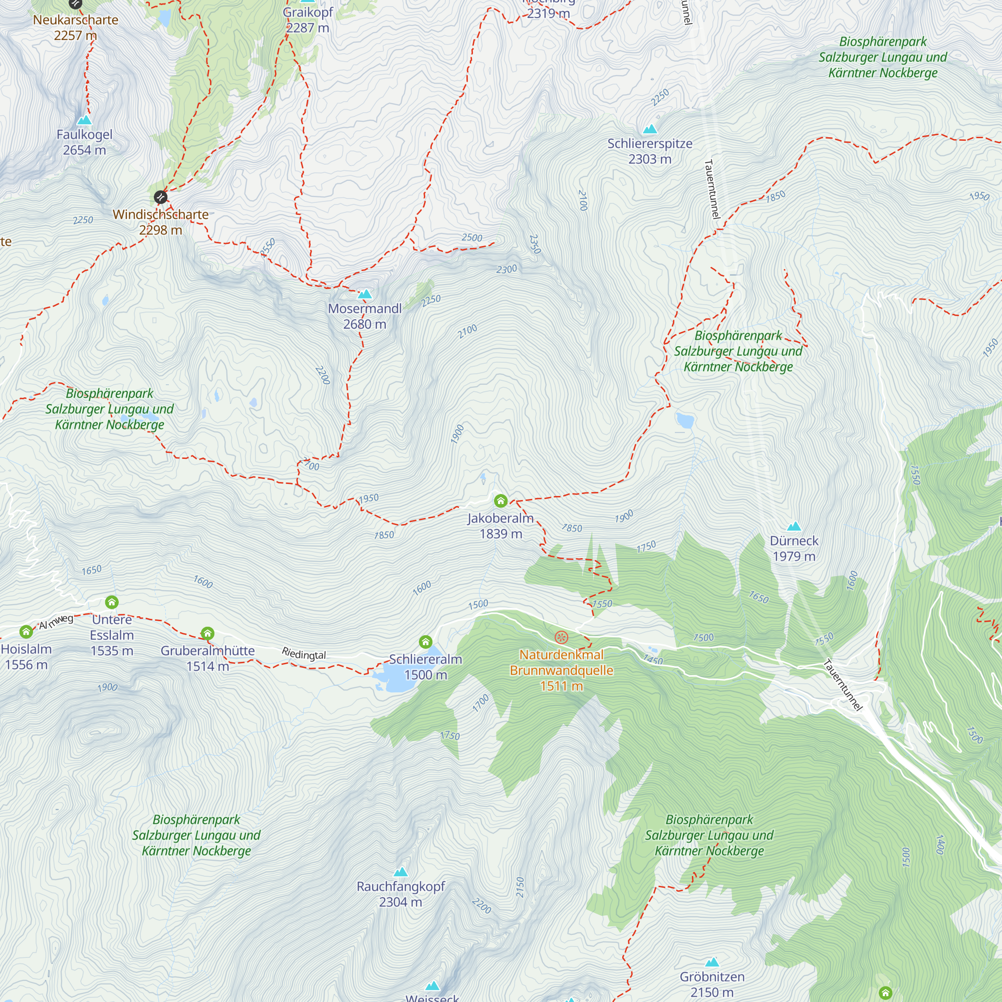 Jakoberalm map