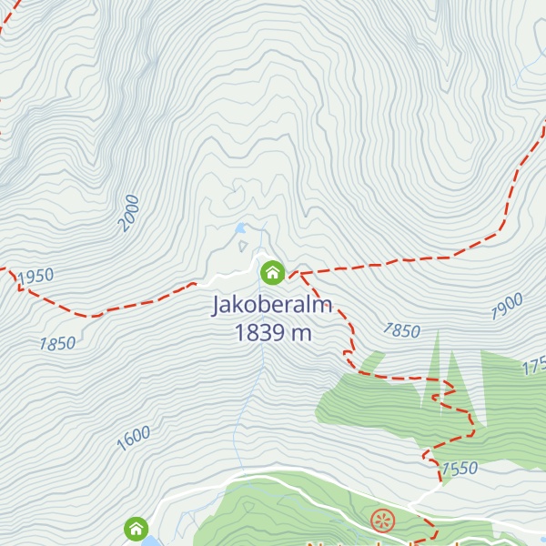 Map of Jakoberalm