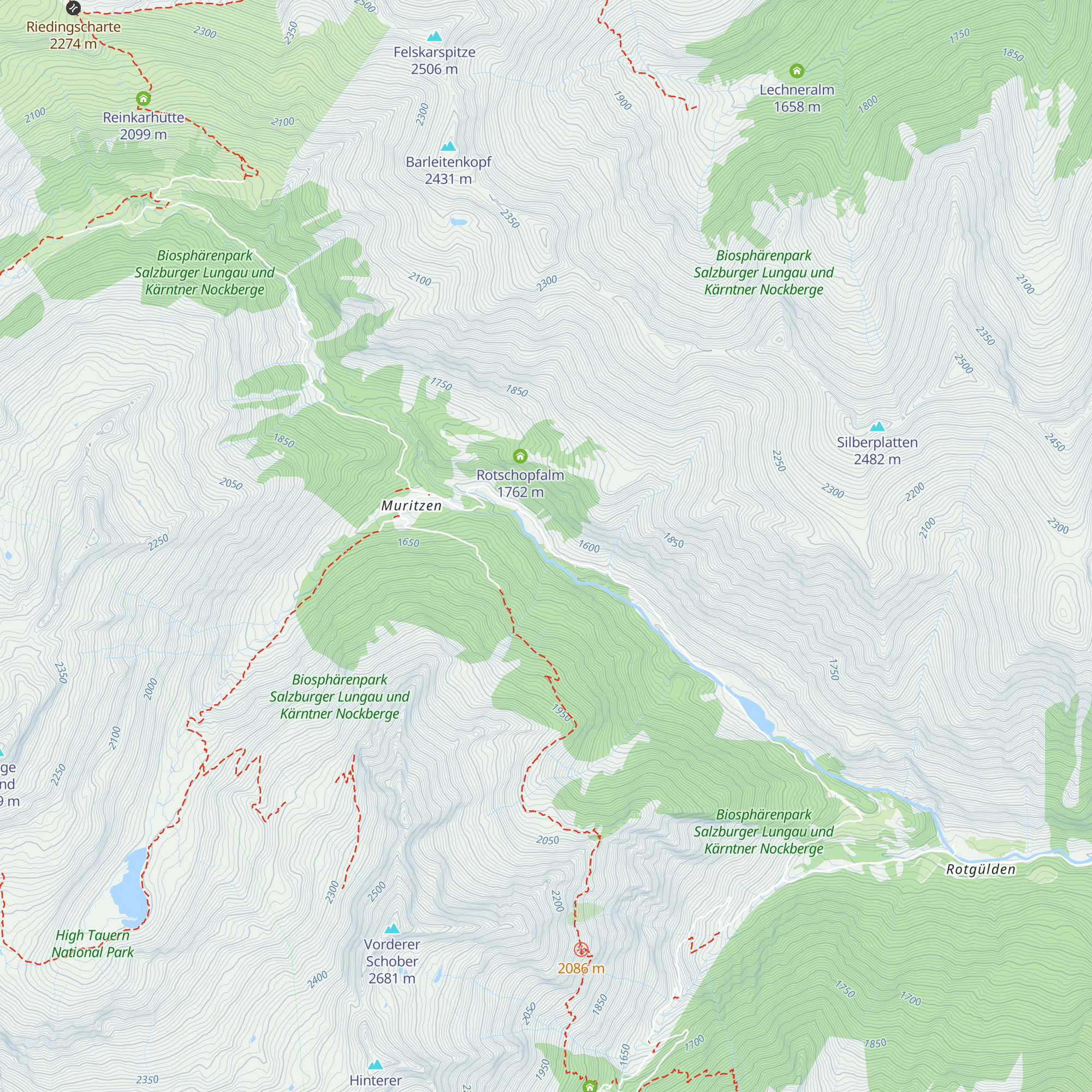 Jacklbauernhütte map