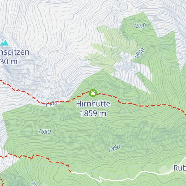 Map of Hirnhütte