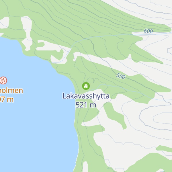 Map of Lakavasshytta