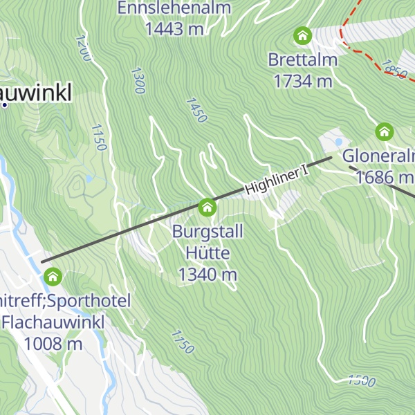 Map of Burgstall Hütte