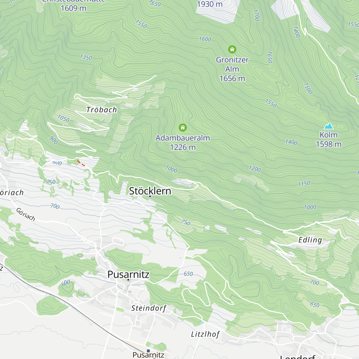 Gasthof zur Hohenburg map