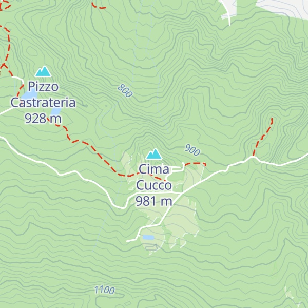 Map of Cima Cucco