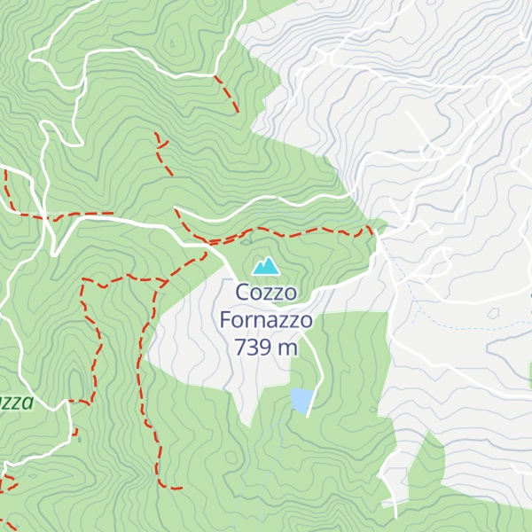 Map of Cozzo Fornazzo