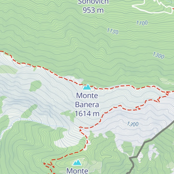 Map of Monte Banera