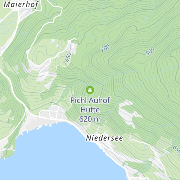 Map of Pichl Auhof Hütte