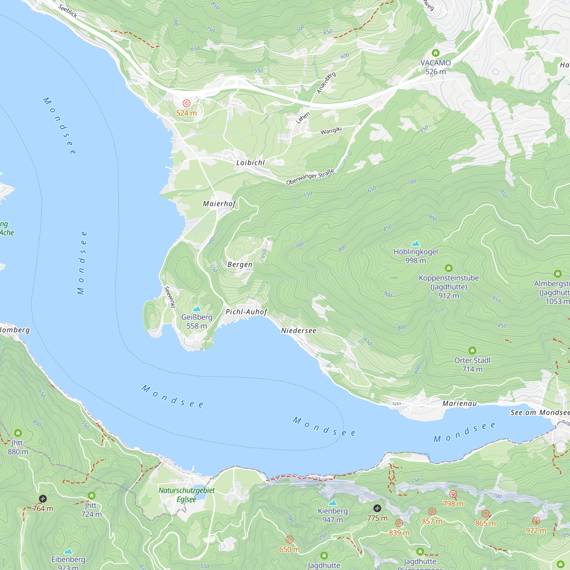 Pichl Auhof Hütte map