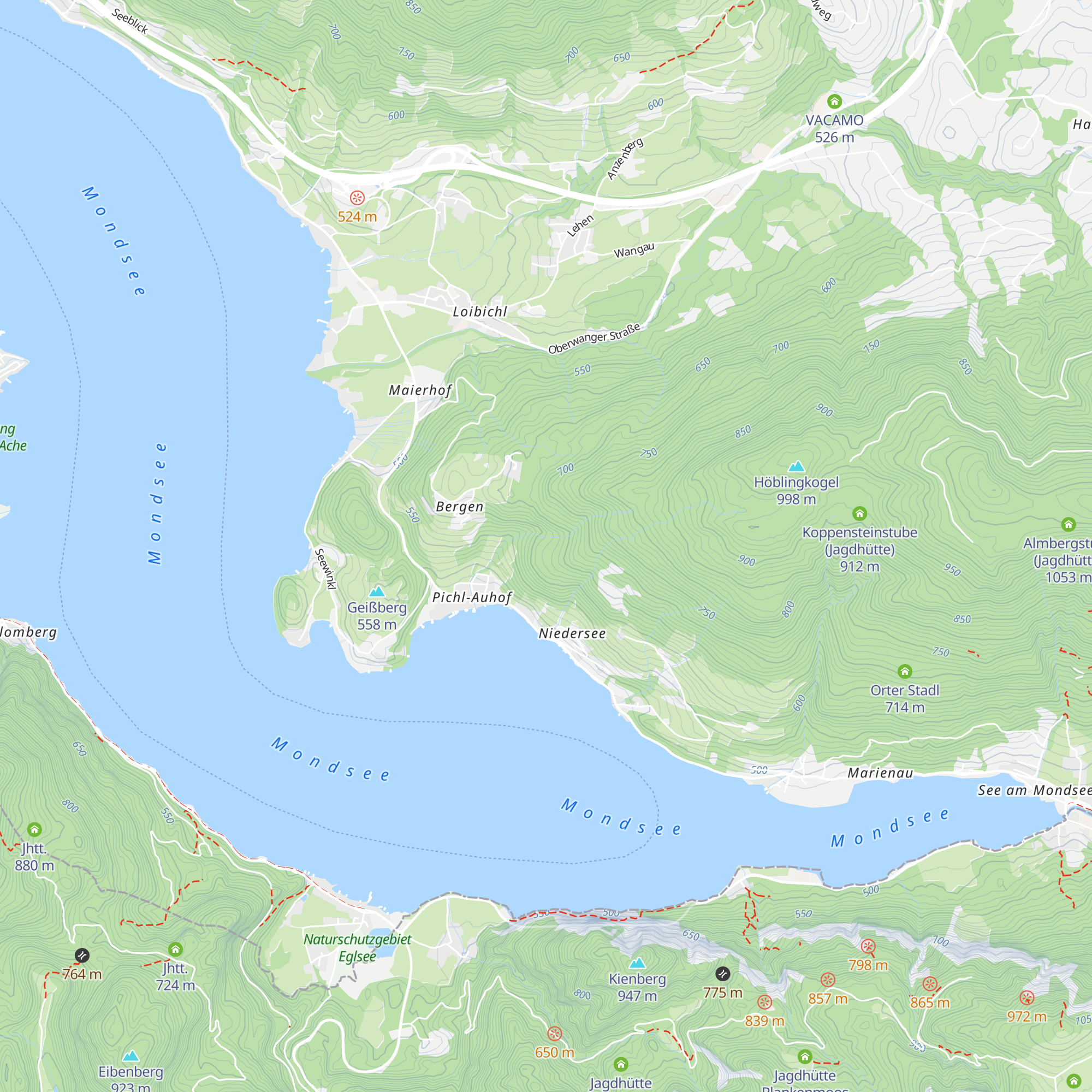Pichl Auhof Hütte map