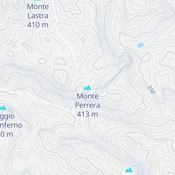 Map of Monte Perrera