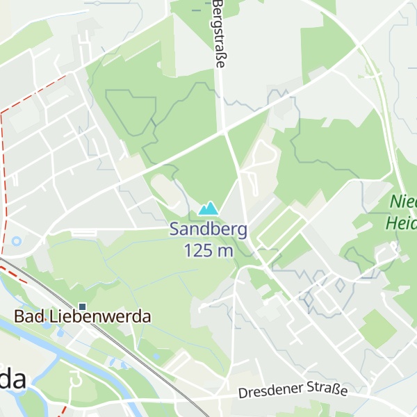 Map of Sandberg