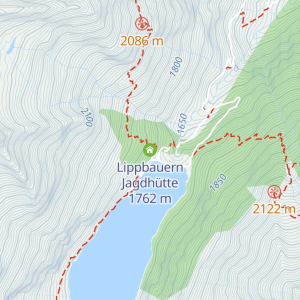 Map of Lippbauern Jagdhütte