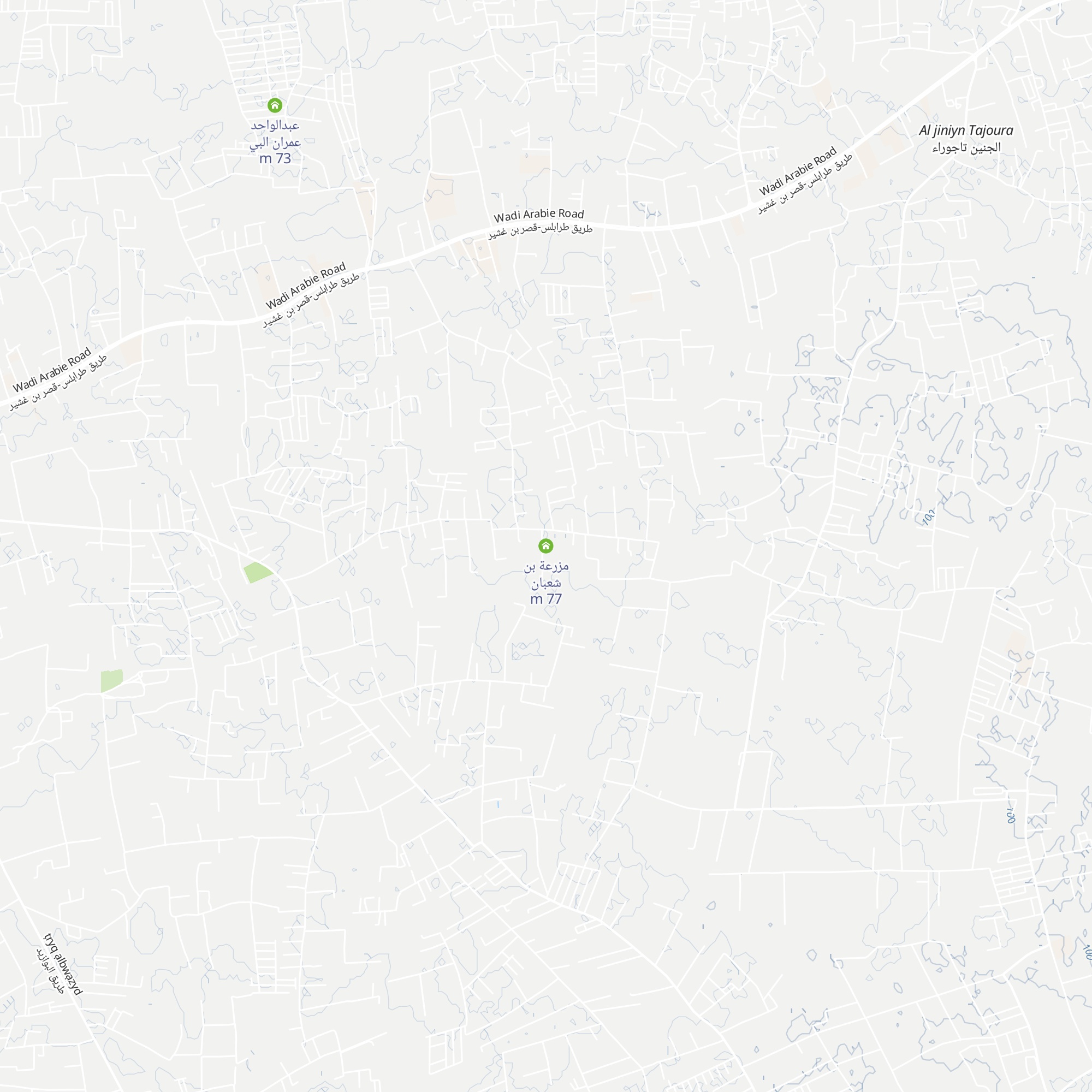 مزرعة بن شعبان map