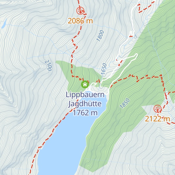 Map of Rotgüldenseehütte