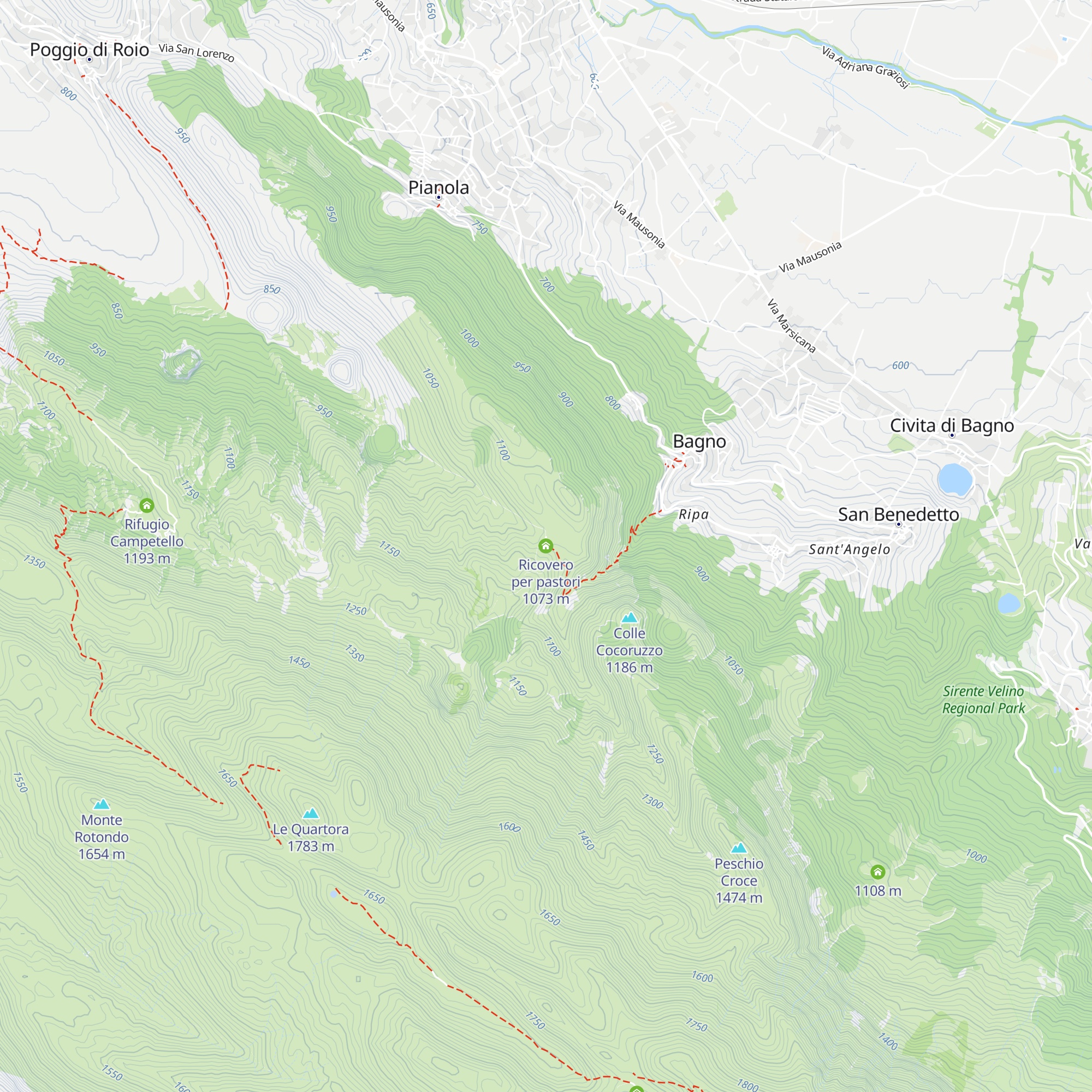Ricovero per pastori map
