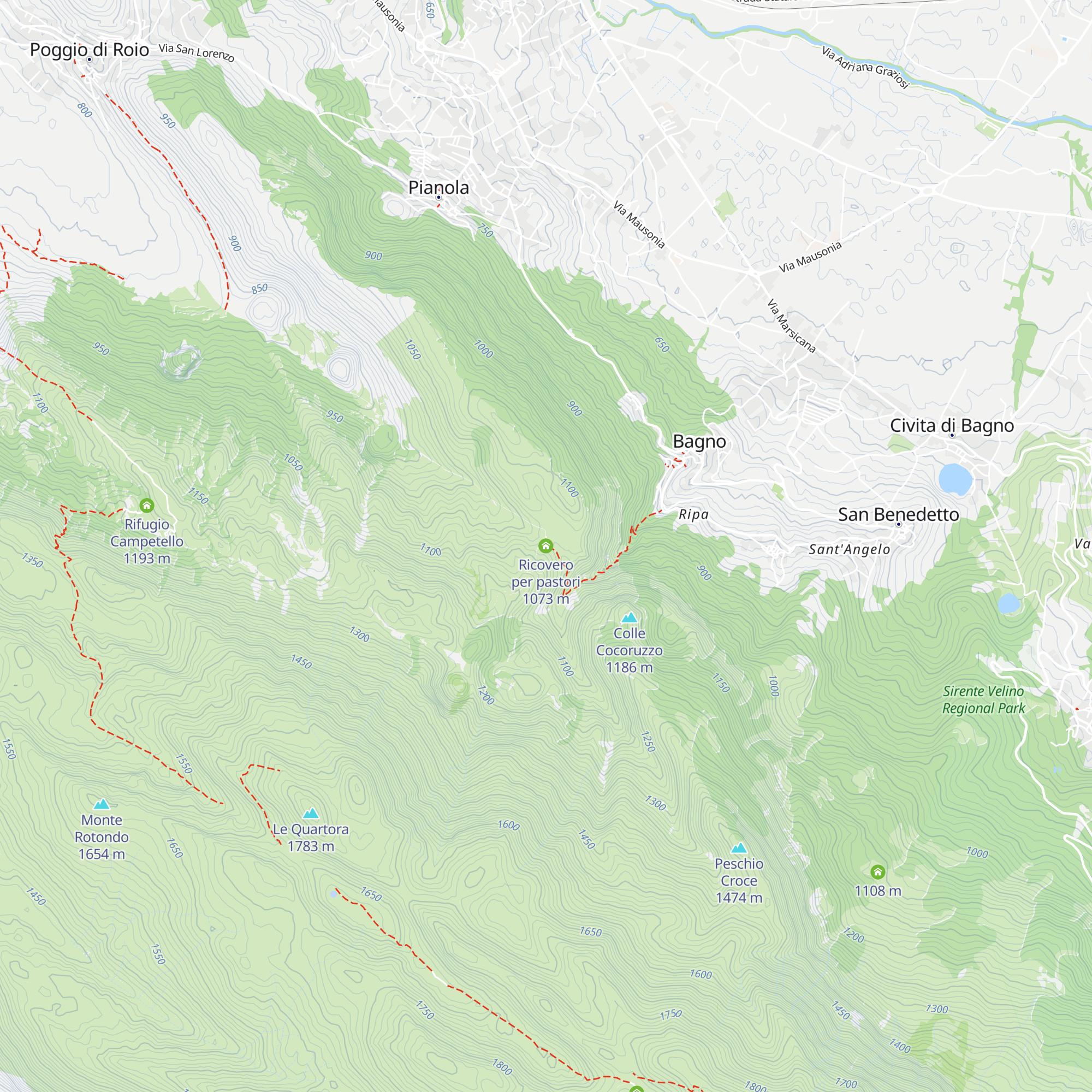 Ricovero per pastori map