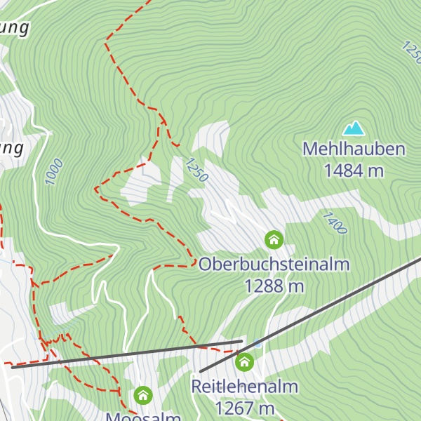 Map of Unterbuchstein