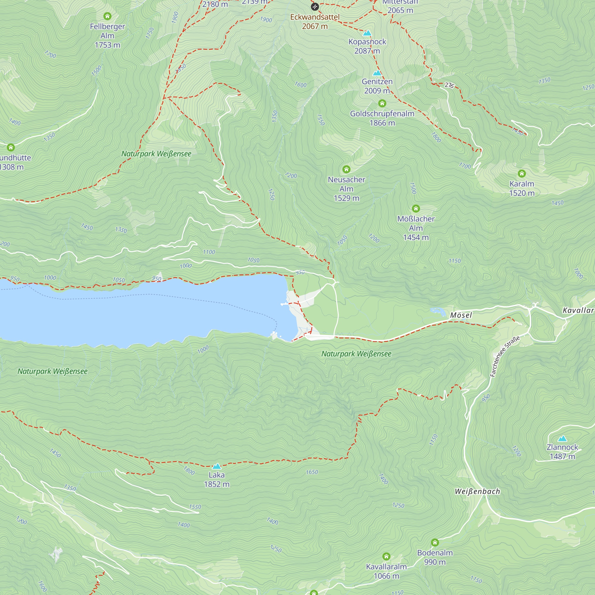 Ronacher Einkehr map
