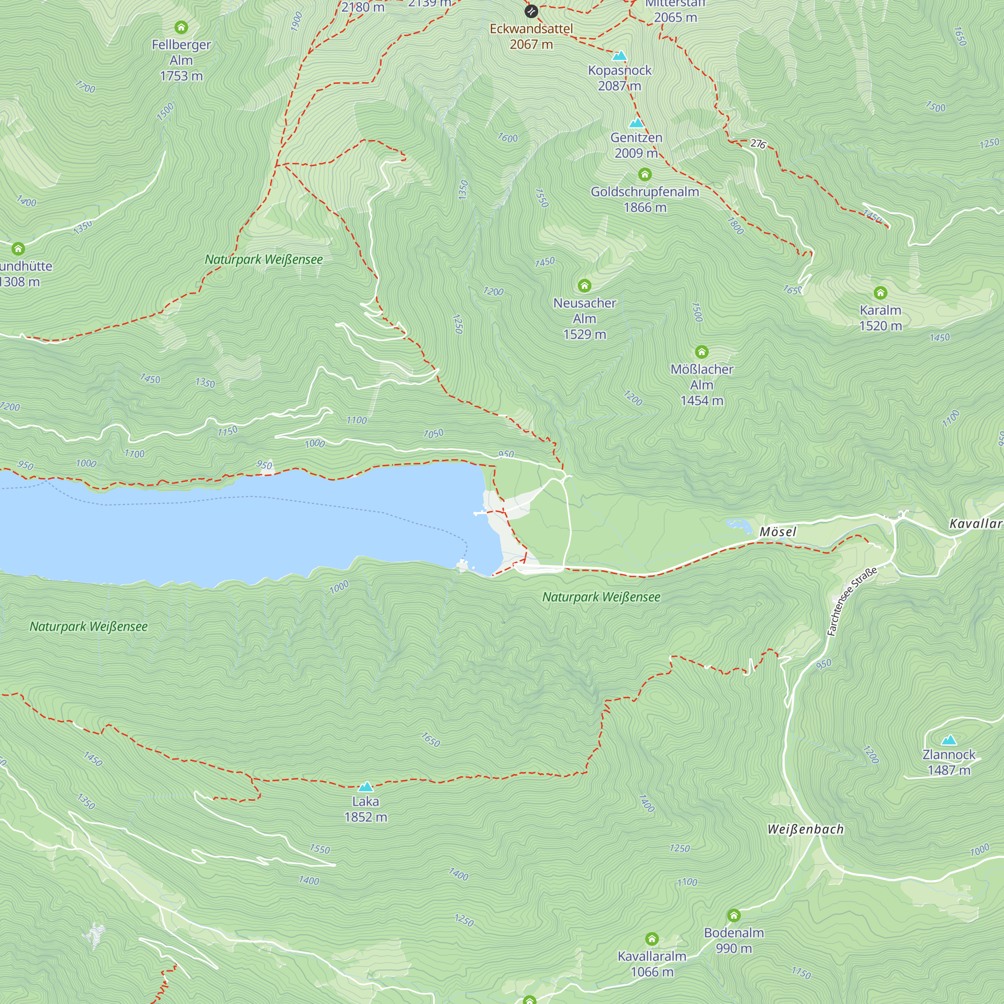 Ronacher Einkehr map