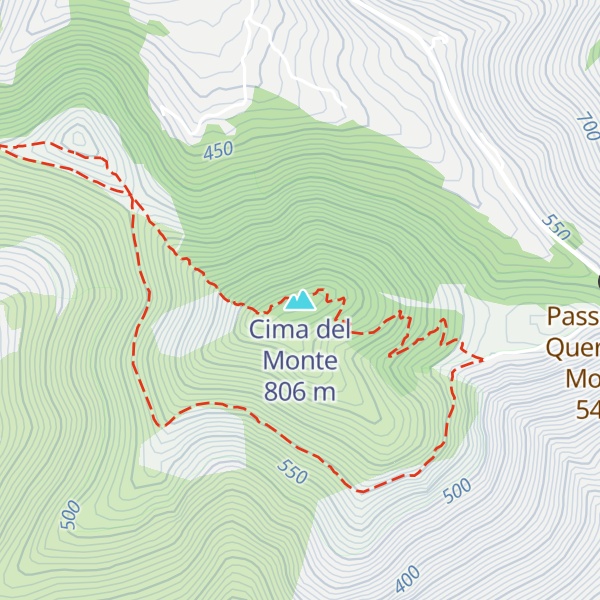 Map of Cima del Monte