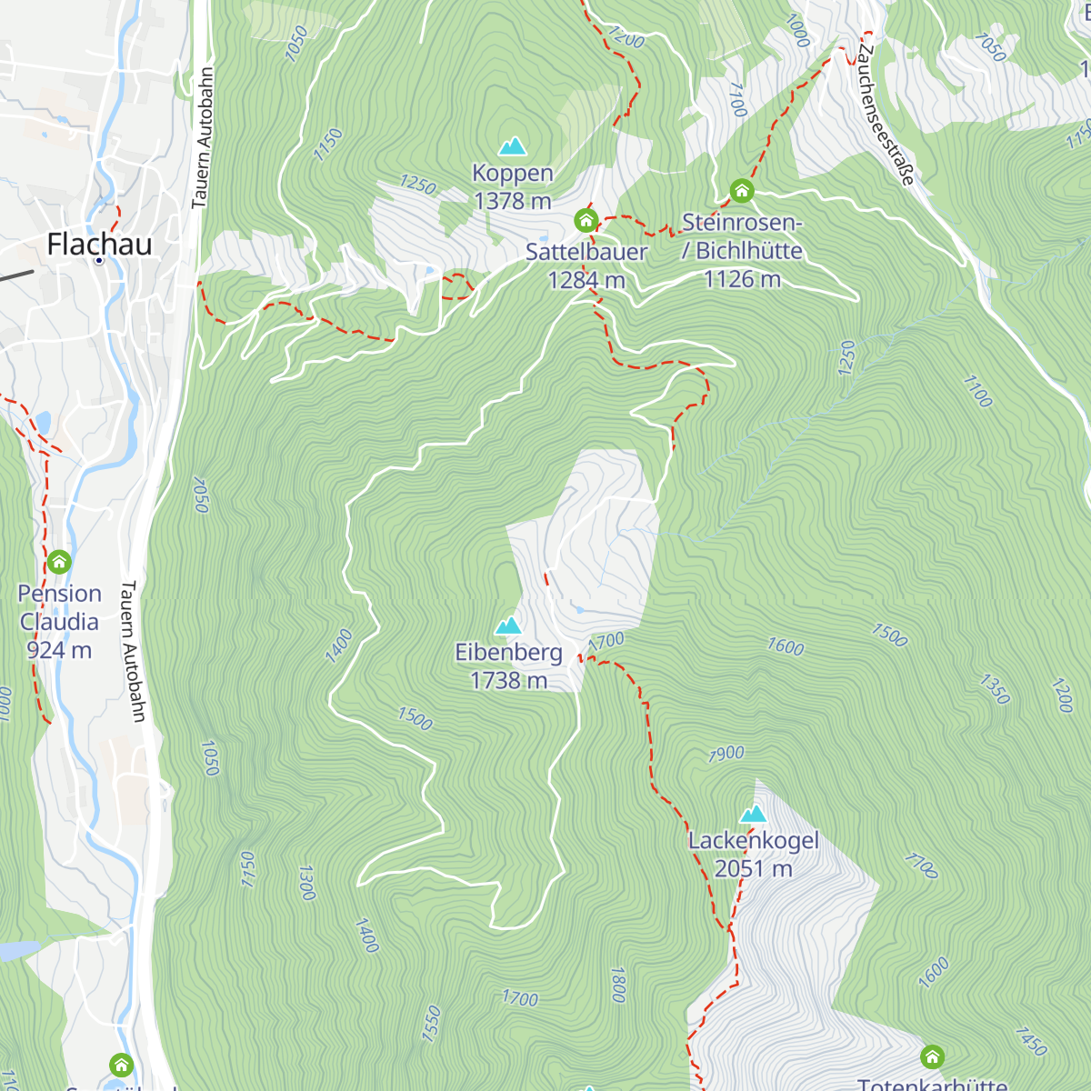 Arlhofhütte map