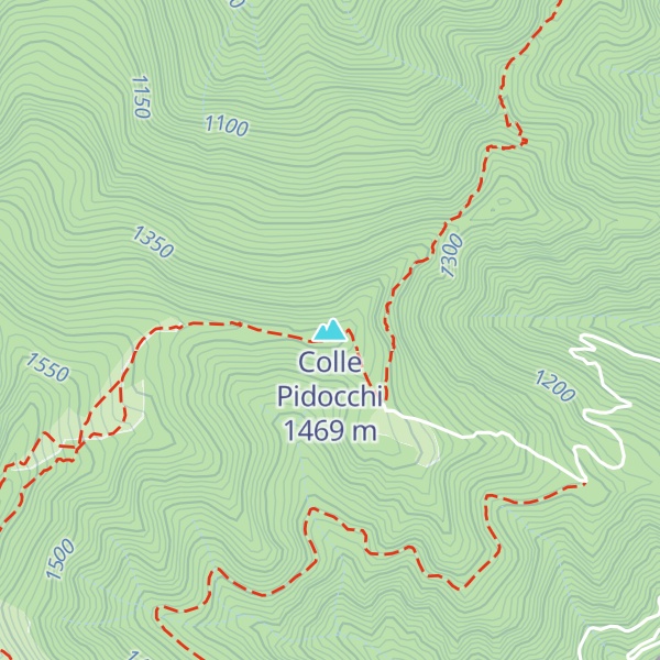 Map of Colle Pidocchi