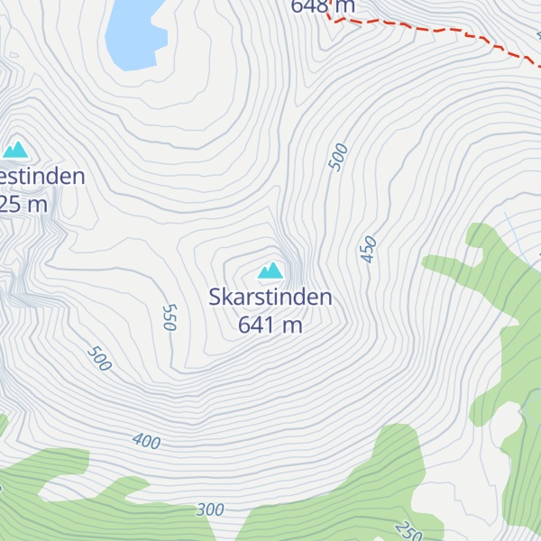 Map of Skarstinden