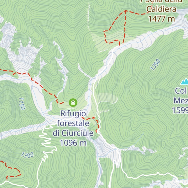 Map of Chiesetta del Boscaiolo