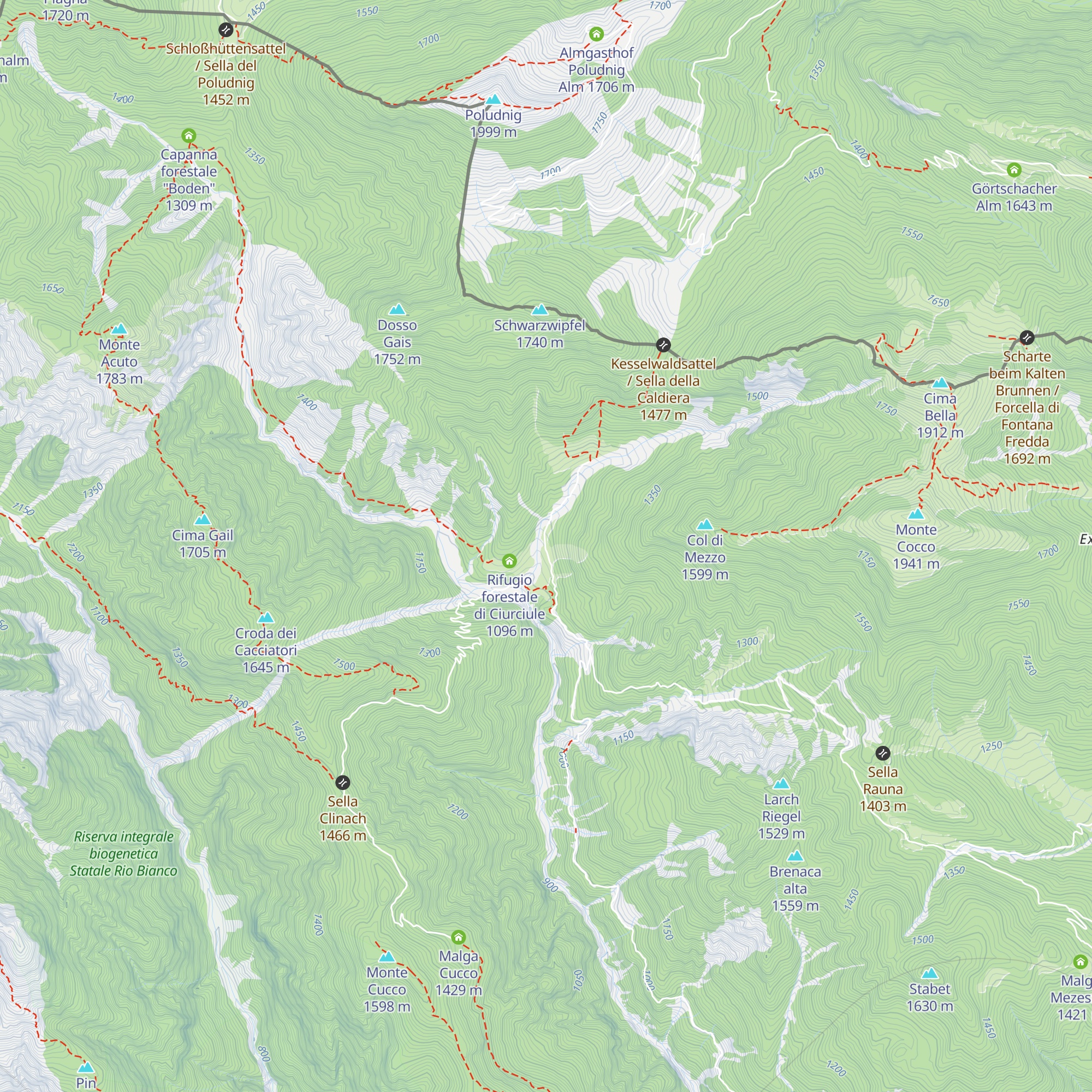 Chiesetta del Boscaiolo map