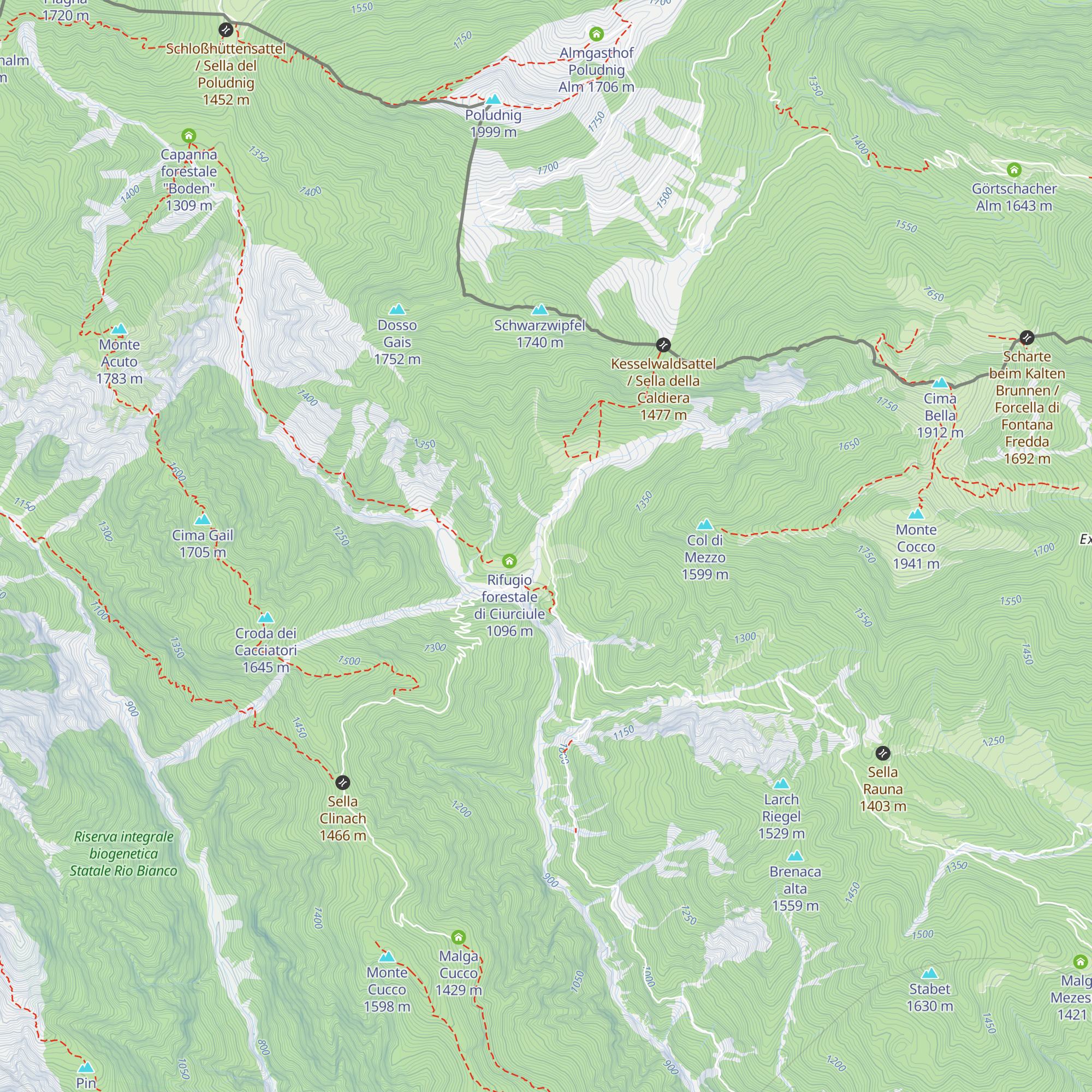 Chiesetta del Boscaiolo map