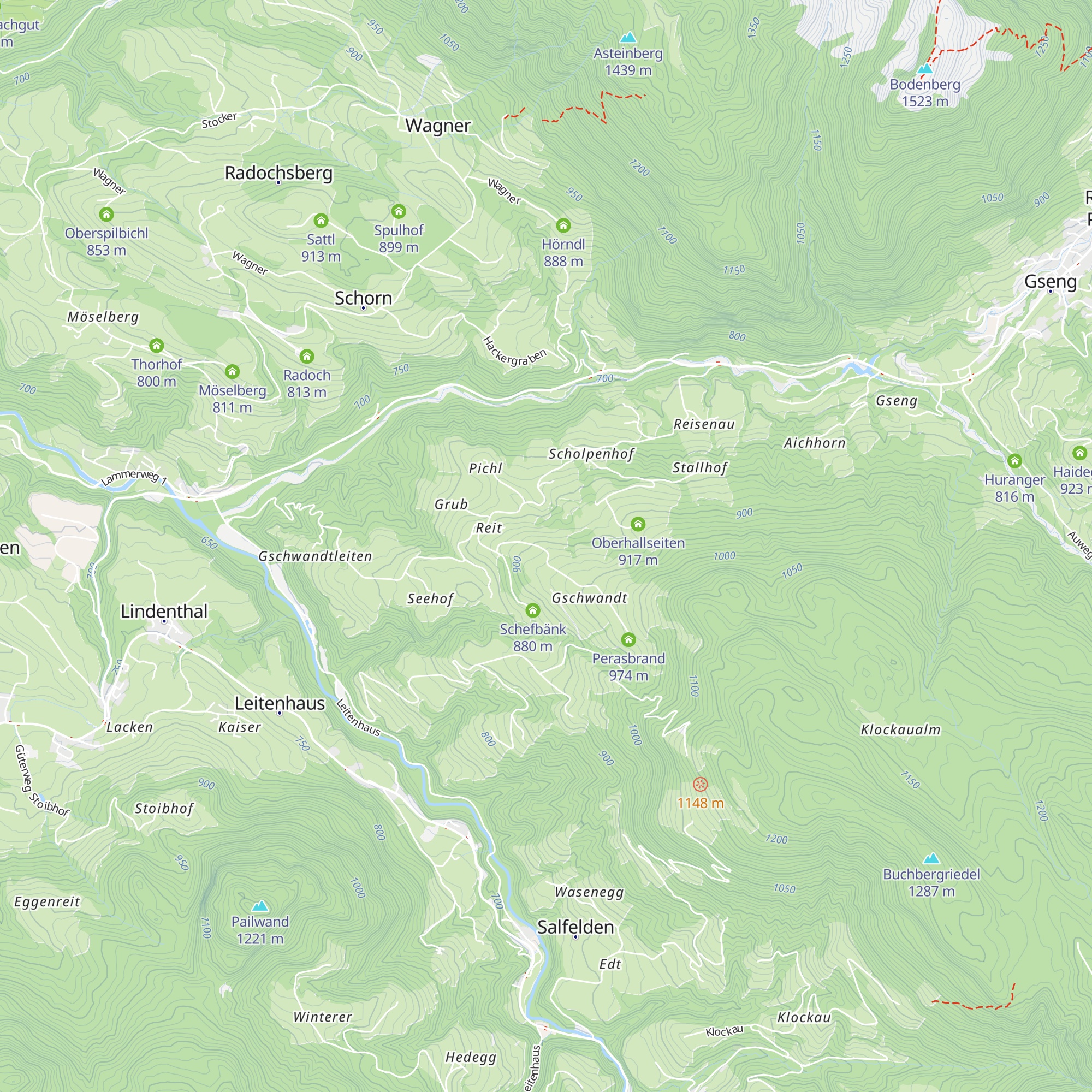 Hochfeldgut map
