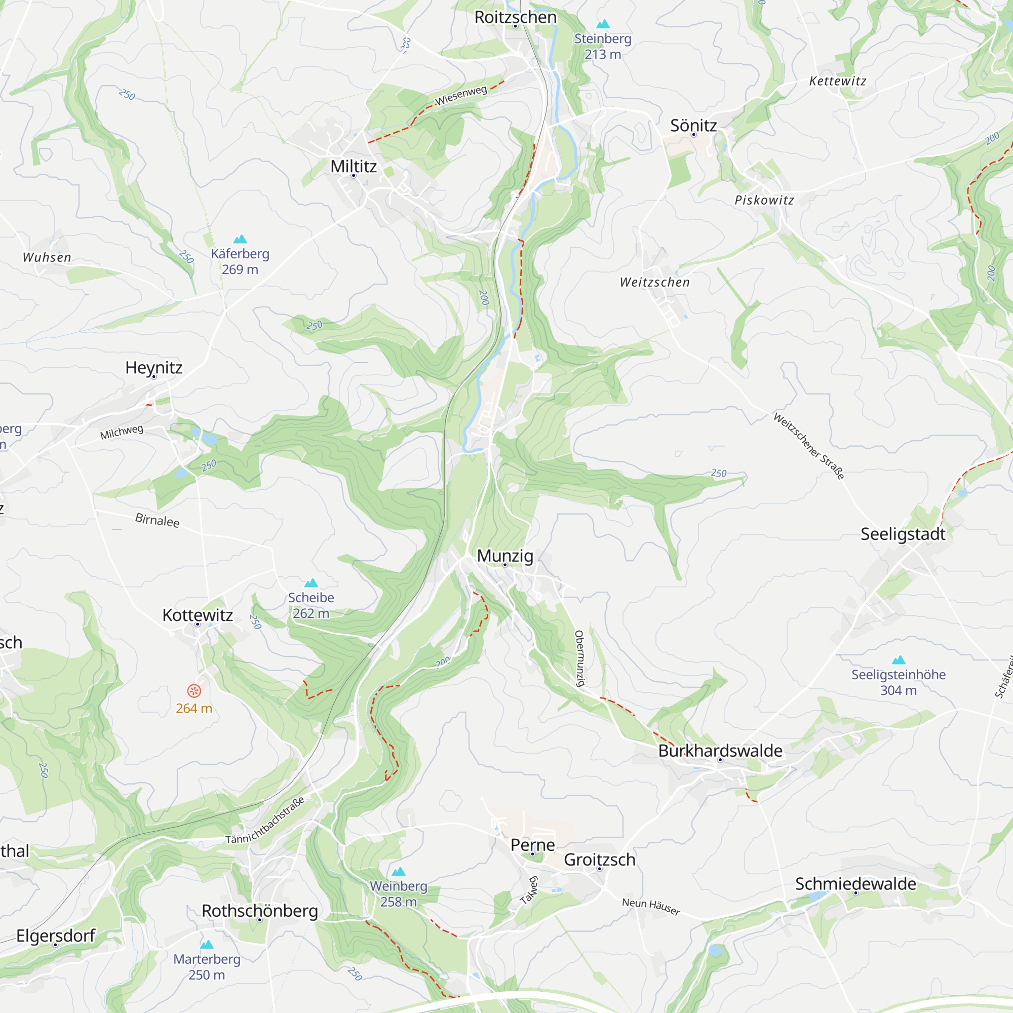 Schutzhütte Rothschönberger Blick map