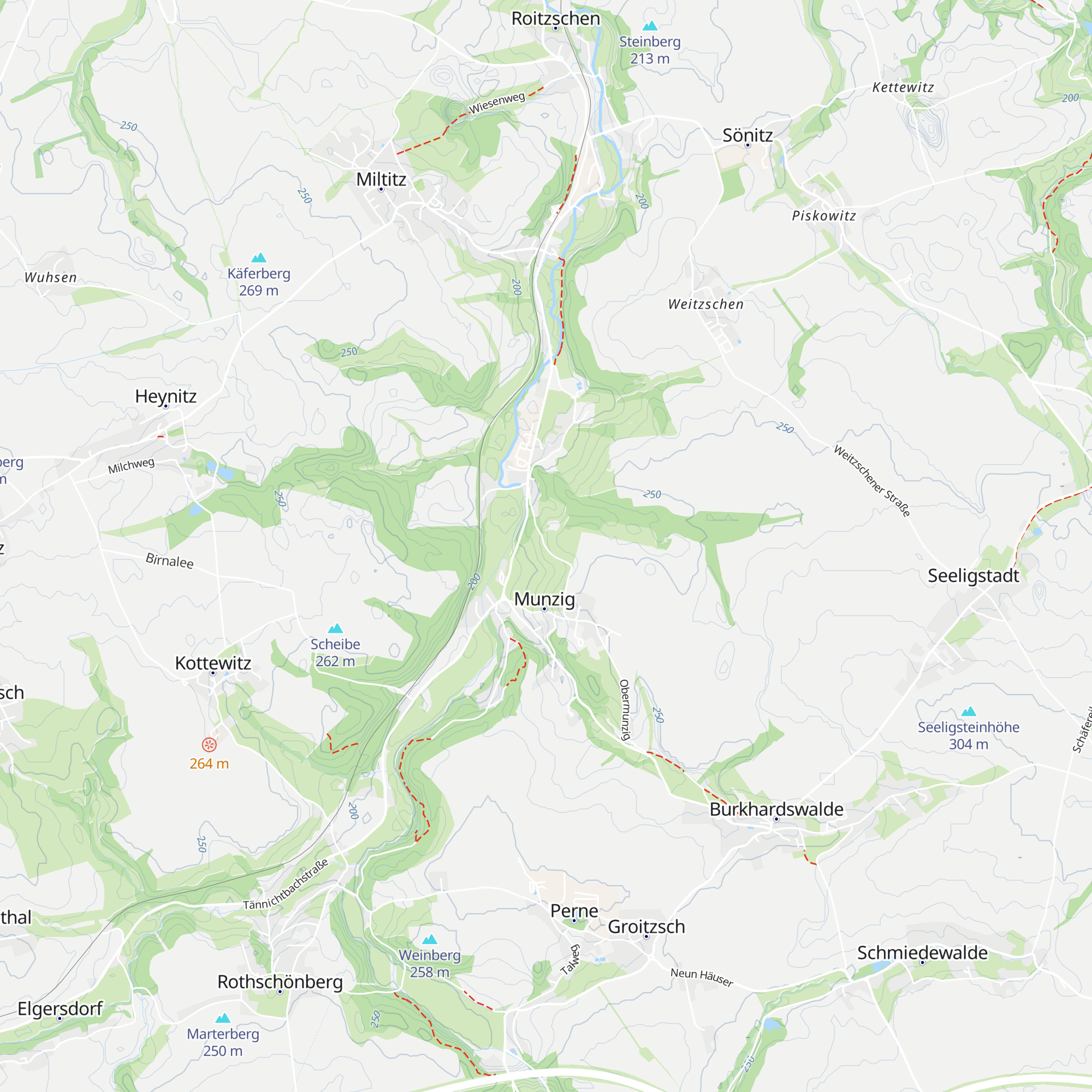 Schutzhütte Rothschönberger Blick map