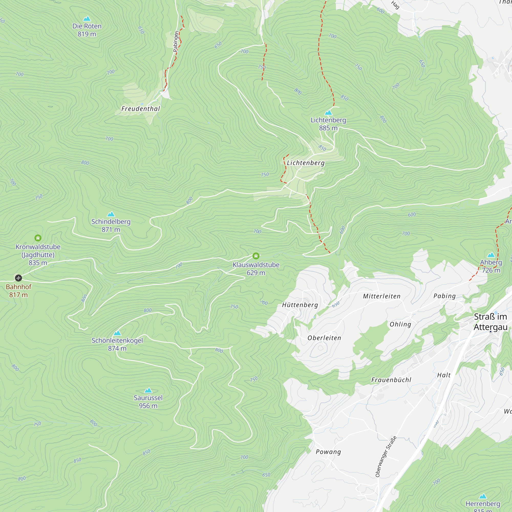 Klauswaldstube map