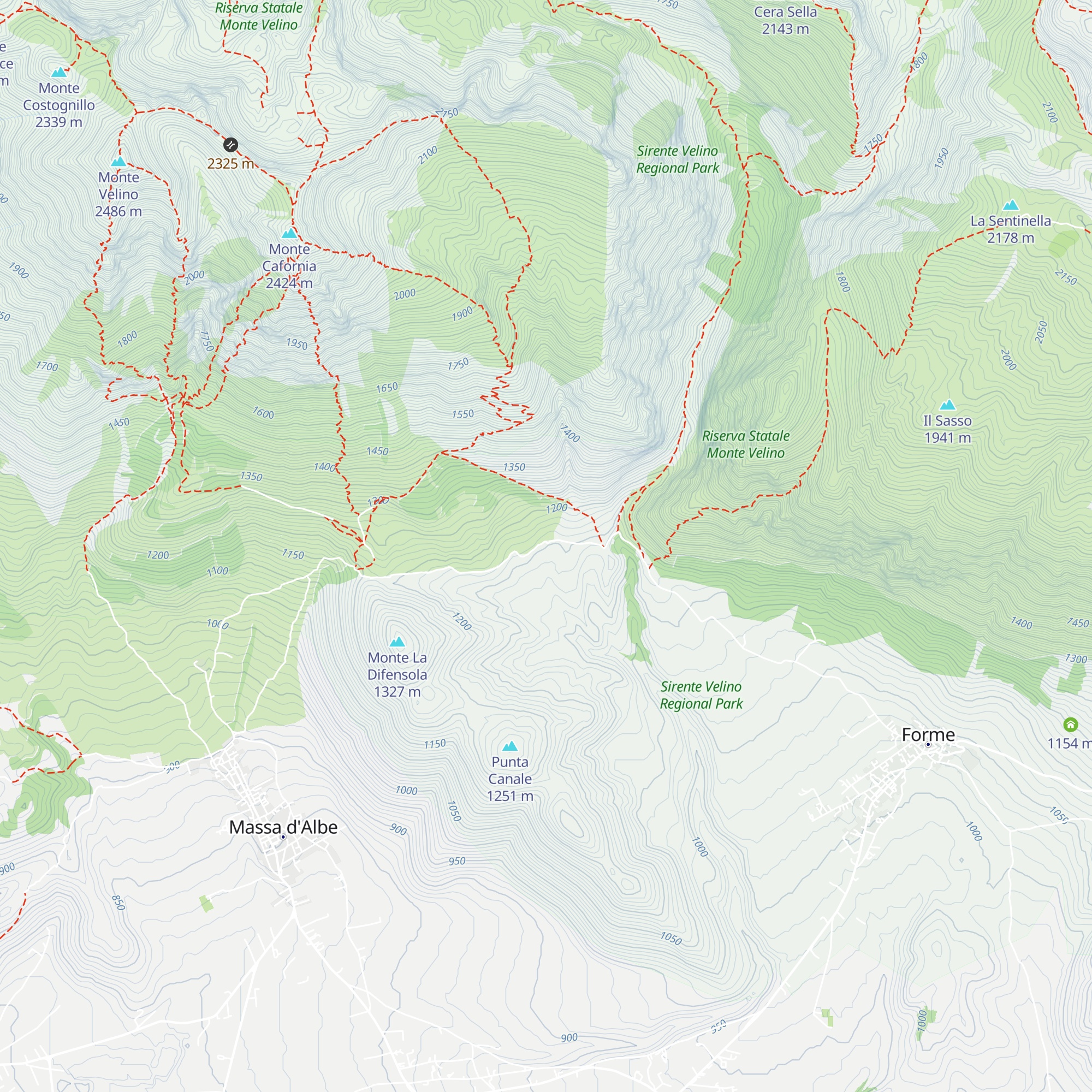 Rifugio Casale da Monte map