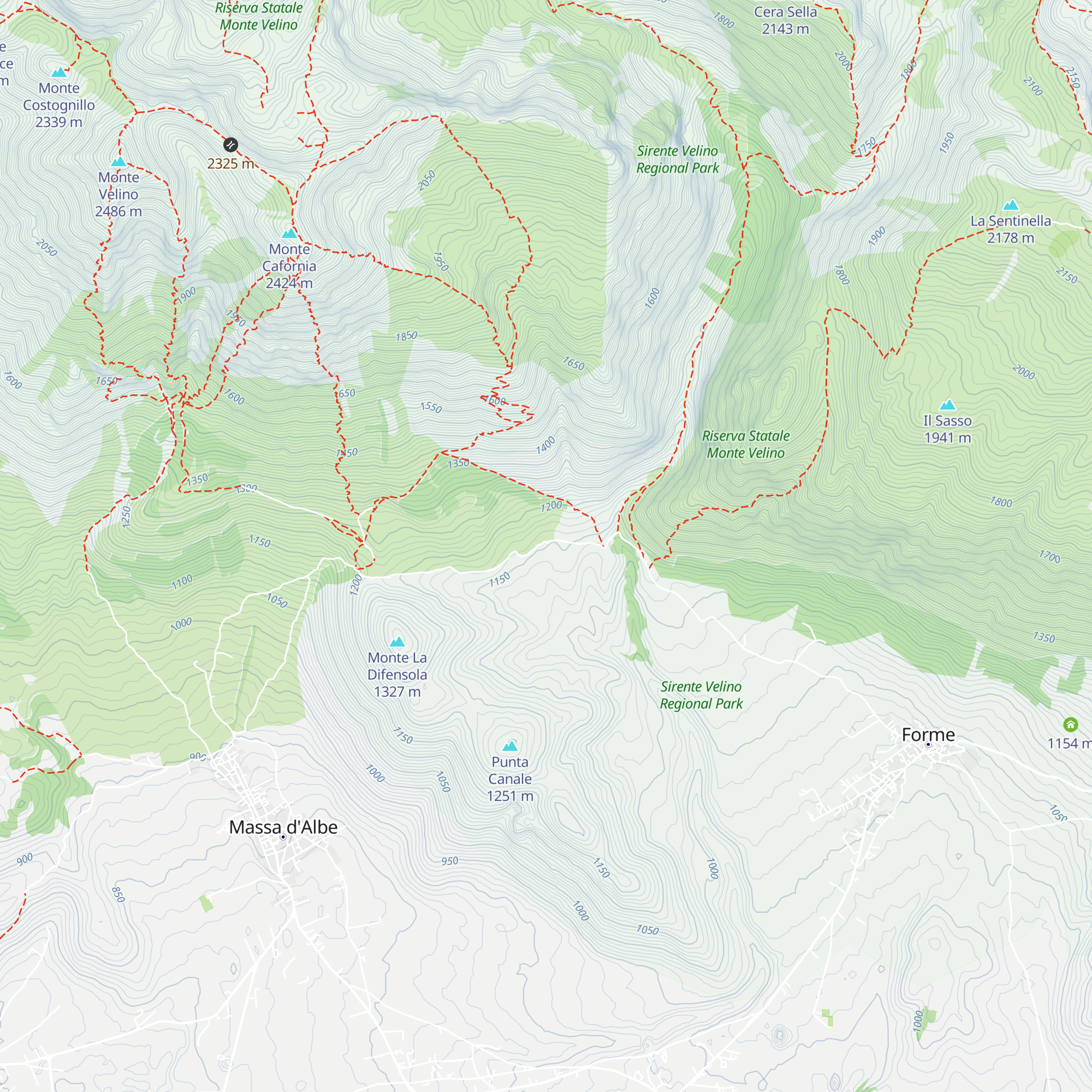 Rifugio Casale da Monte map