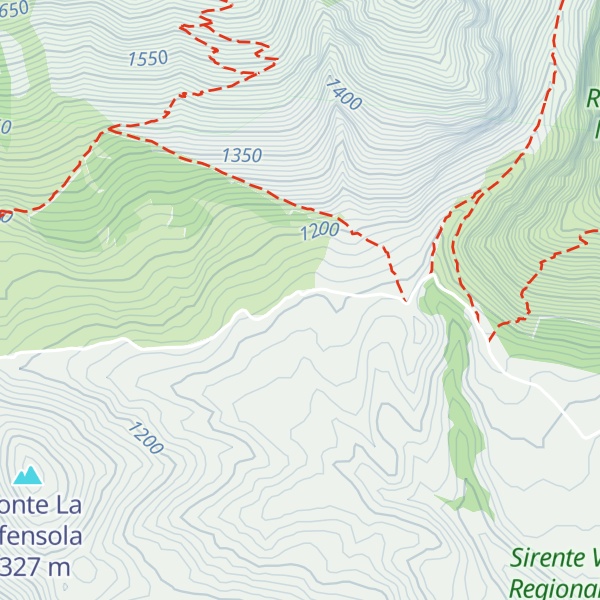 Map of Rifugio Casale da Monte