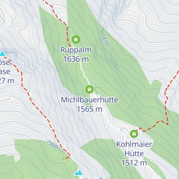 Map of Michlbauerhütte