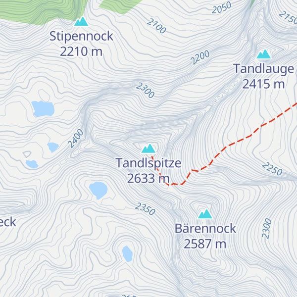 Map of Tandlspitze
